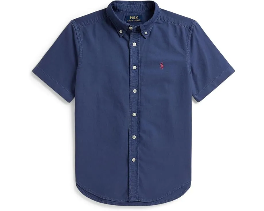 Оксфордская рубашка Polo Ralph Lauren из крашеного хлопка для детей старшего возраста