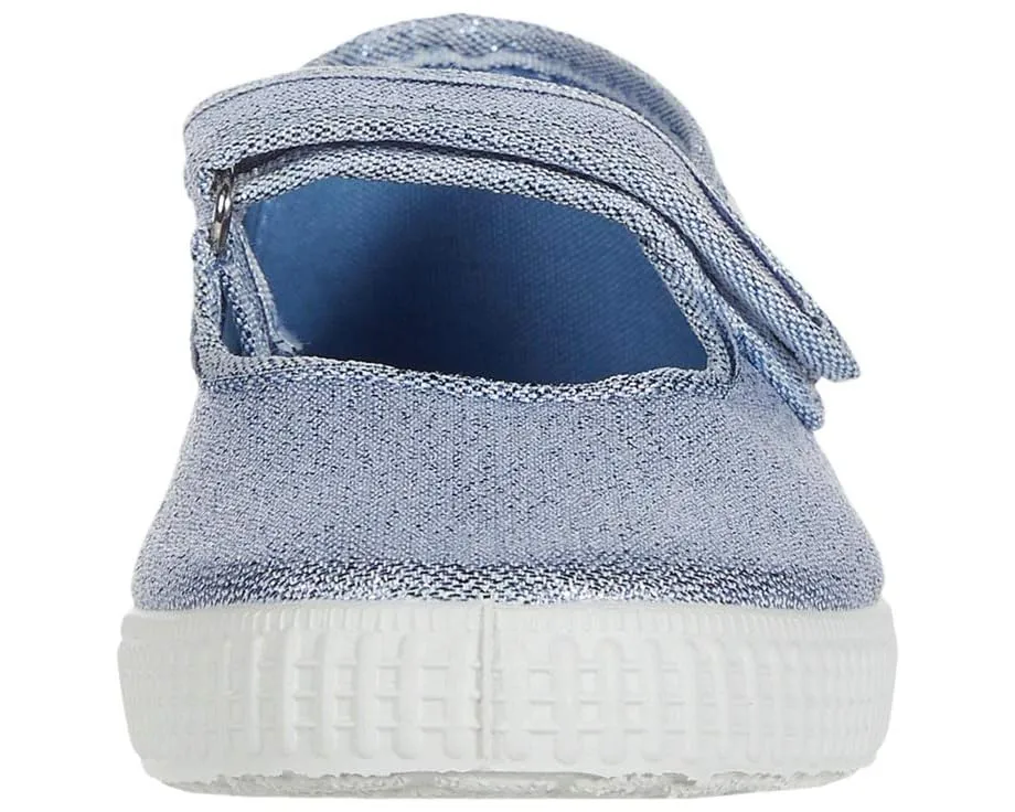 Детские туфли-слипоны Cienta Kids Shoes 56083 с металлическим блеском