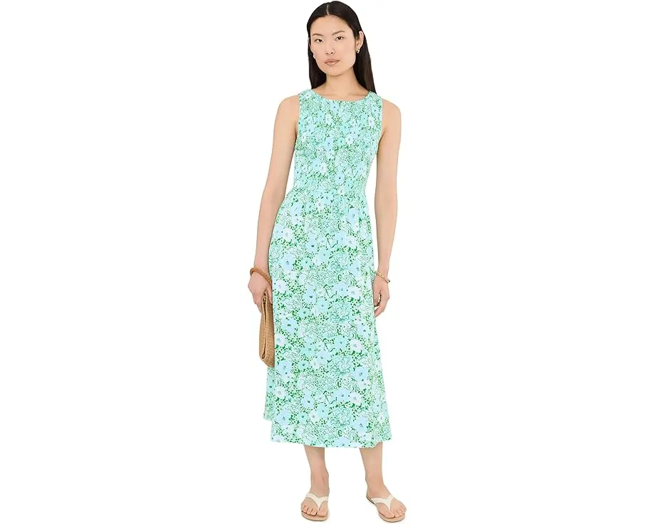 Платье Finnley Midi длины с цветами Lilly Pulitzer