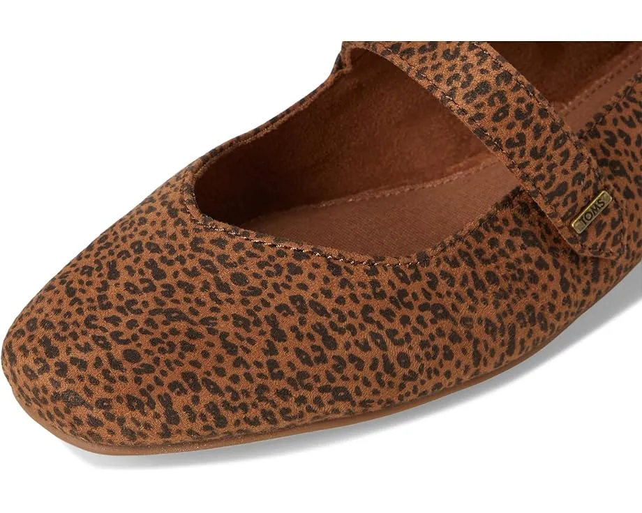 Туфли-лодочки TOMS Bianca из замши с квадратным носком и ремешком