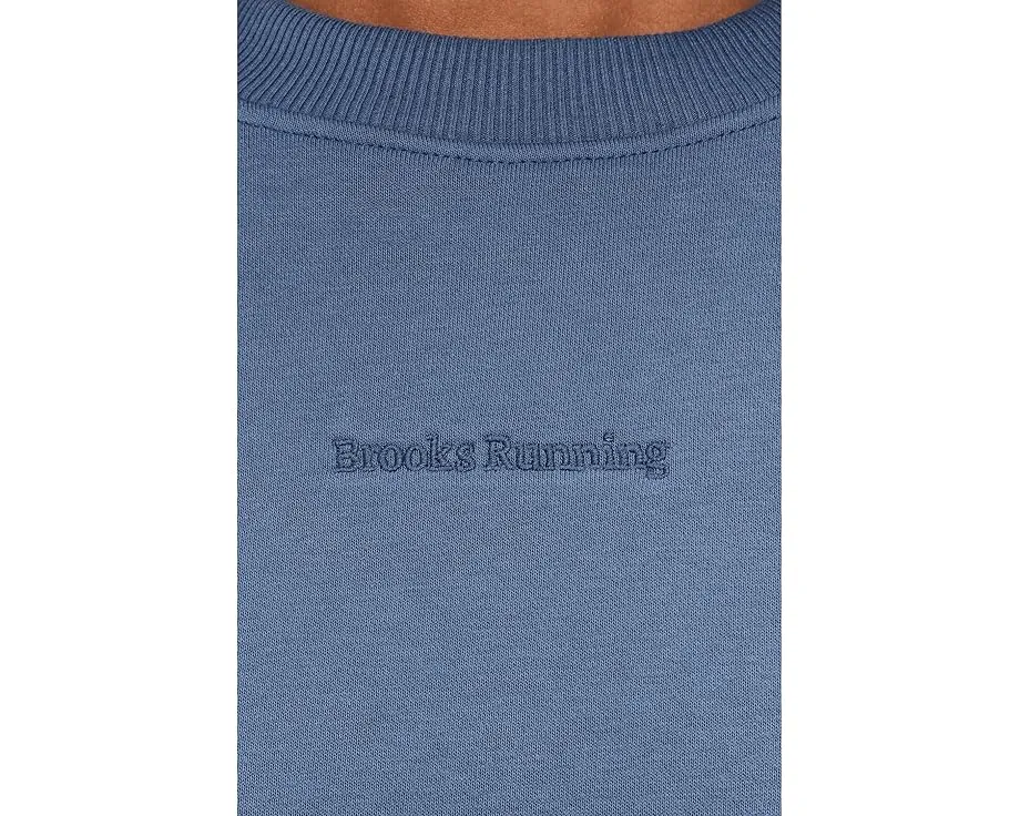 Кропированный худи Brooks Movement оверсайз из хлопка