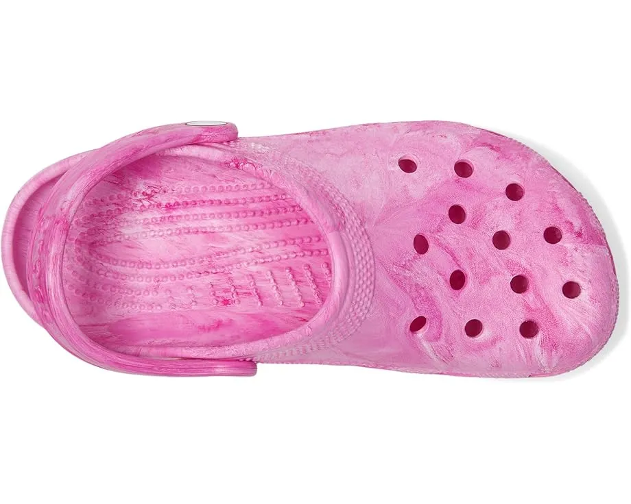 Crocs Classic Marbled Tie-Dye Clogs детские сабо в технике тай-дай