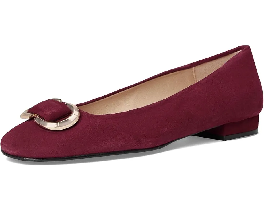 Туфли French Sole Pamela на невысоком каблуке из замши