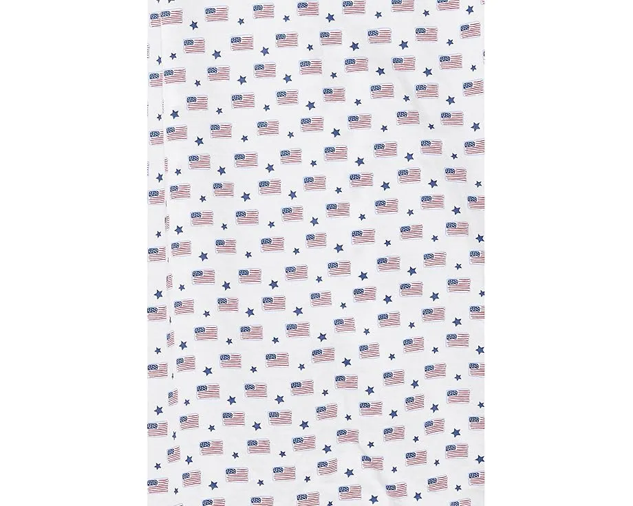 Рубашка Vineyard Vines Printed Cotton с коротким рукавом из хлопка