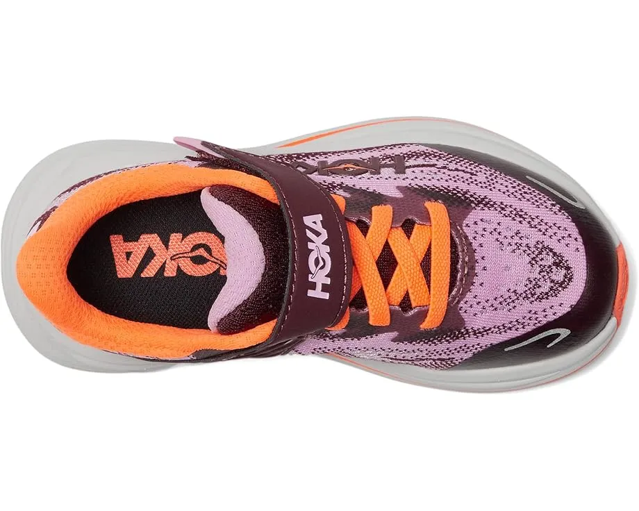 Детские кроссовки Hoka Kids Clifton 10 с амортизацией и застежкой на липучке