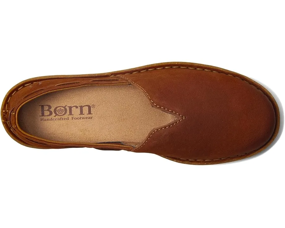 Слипоны Born Naya из мягкого нубука с пробковой стелькой и гибкой подошвой