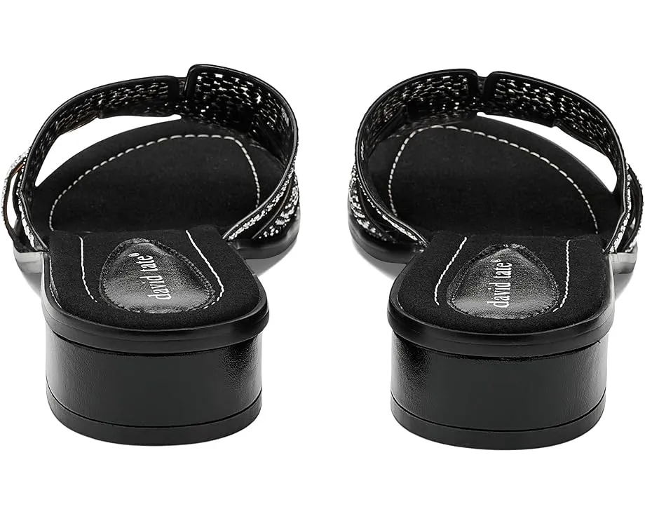 Сандалии David Tate Cristal с кристаллами и каблуком