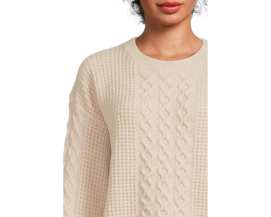 Свитер Splendid Celeste с косой и круглой горловиной