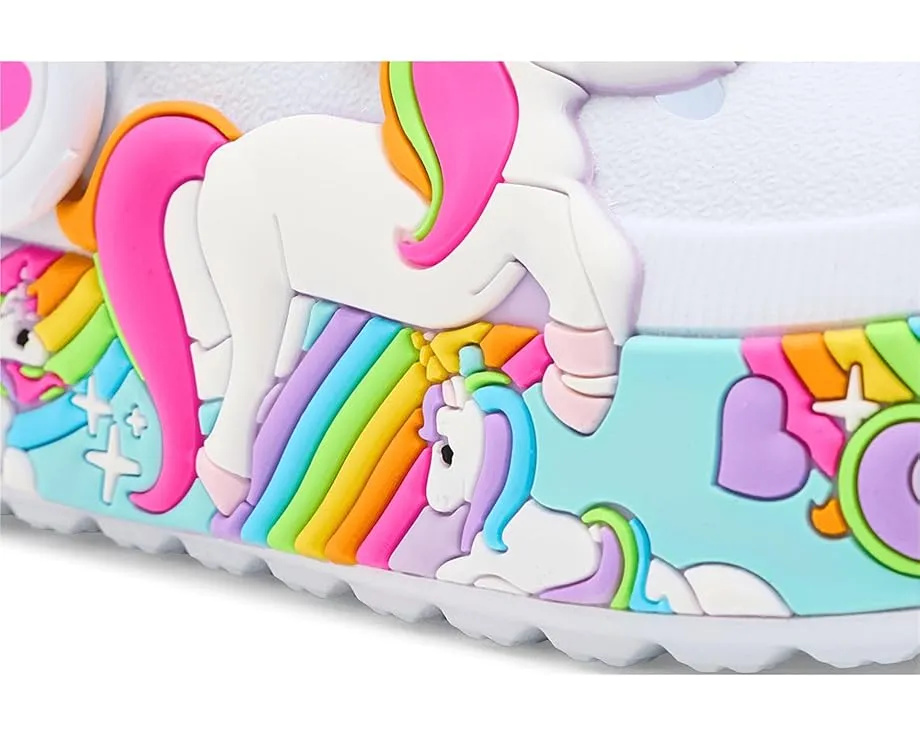 Детские сабо SKECHERS KIDS Summer Scene-Rainbow Wish с регулируемым ремешком