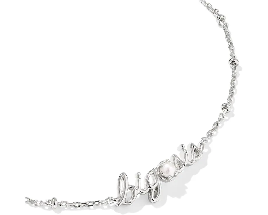 Kendra Scott Браслет Big Sis Delicate Chain с жемчугом