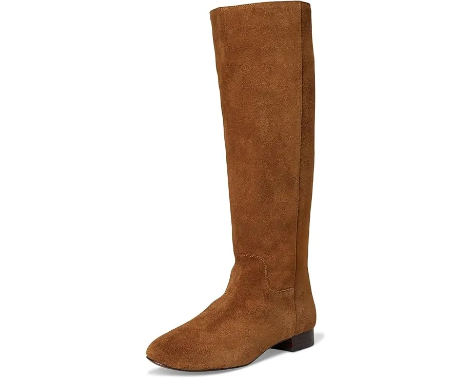 Высокие сапоги Madewell Taylor из замши с круглым носком