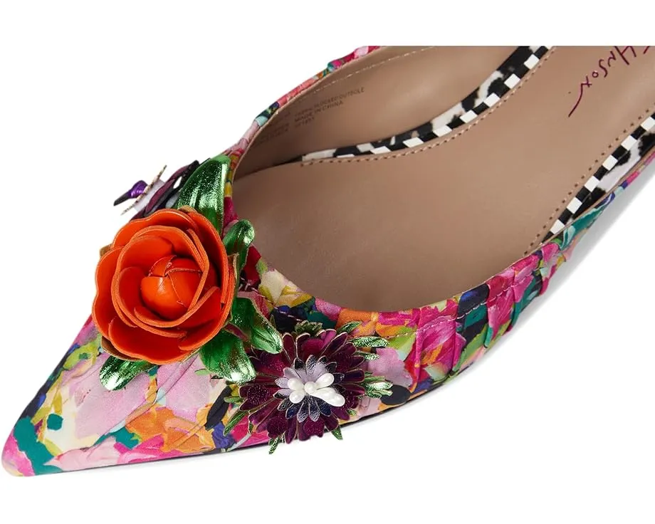 Туфли Abigayl с острым носком и цветочным декором от Blue by Betsey Johnson