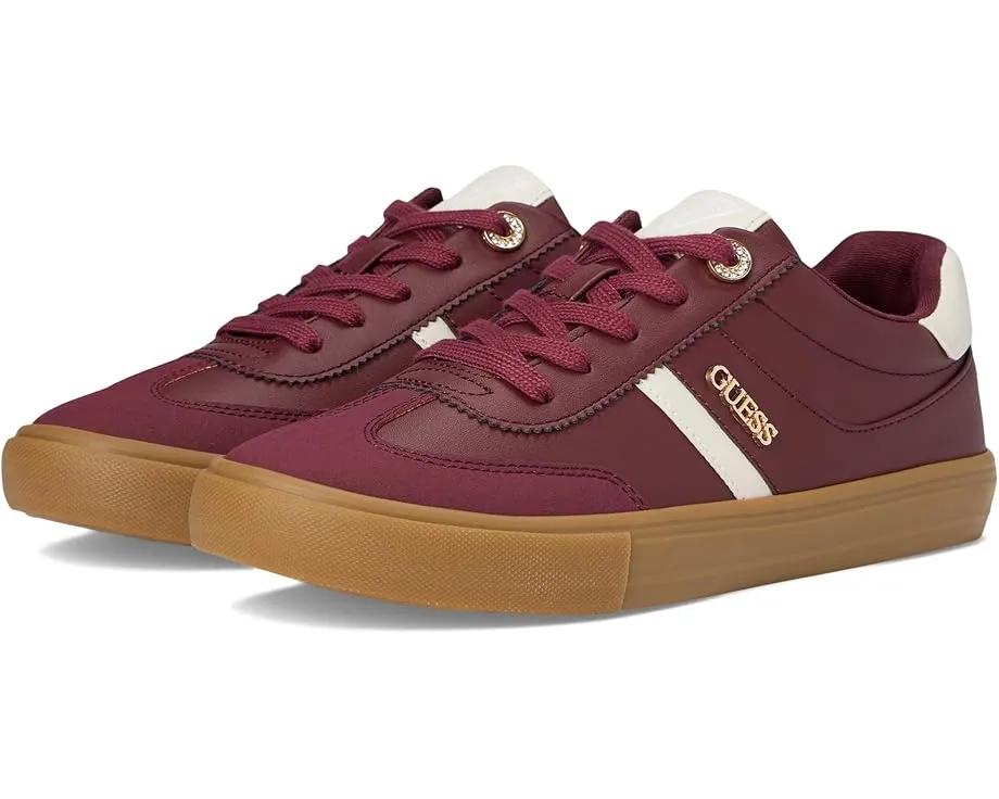 GUESS кроссовки Loui с Т-образным мыском и кожаной отделкой