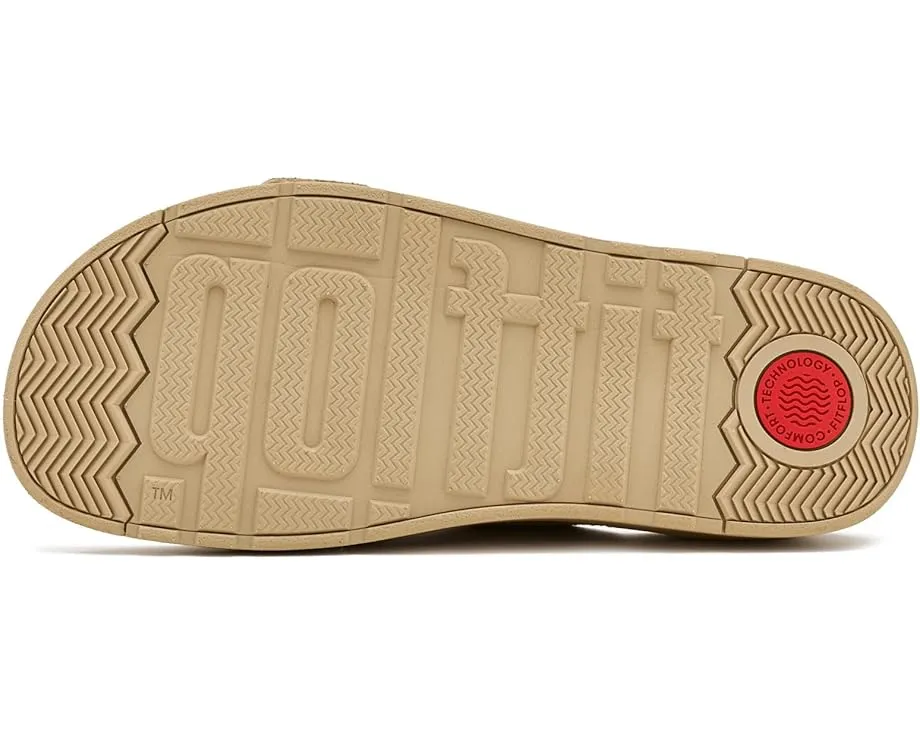 Сандалии FitFlop Gen FF Buckle Two Bar на платформе из замши