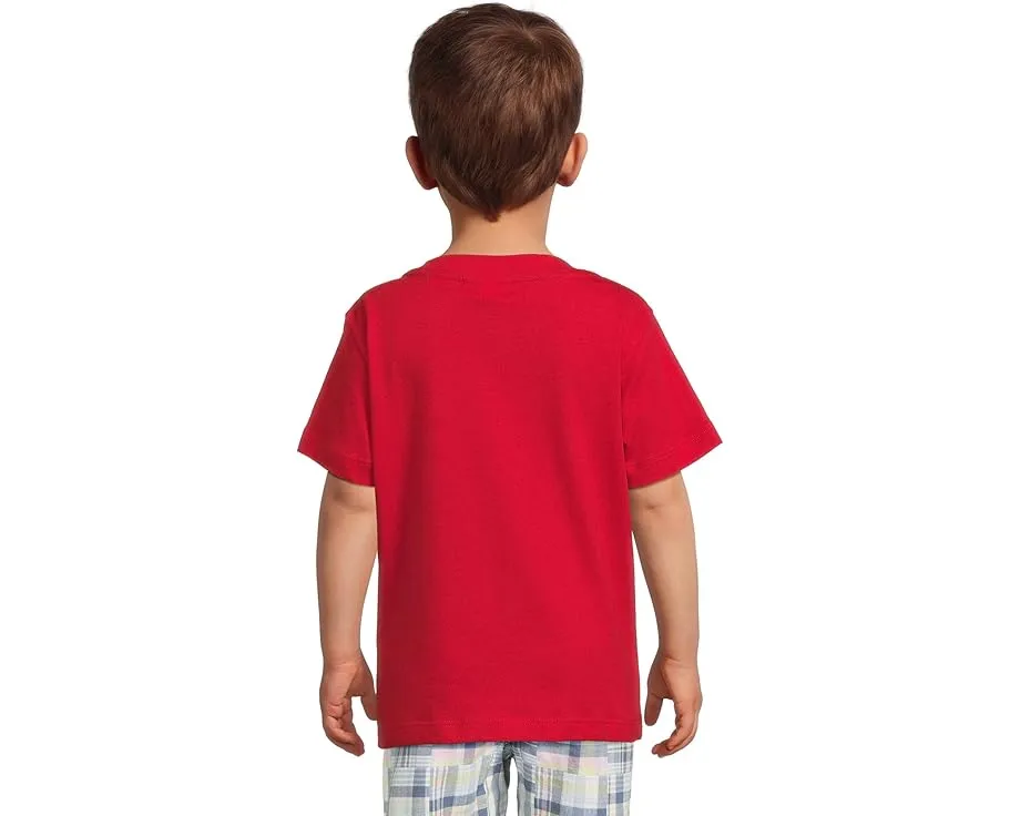 Футболка Lacoste Kids Core Tee из хлопка с вышитым крокодилом