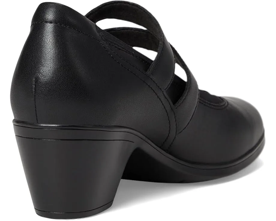 Туфли Clarks Emily 2 Janna с удобным каблуком и двойным ремешком