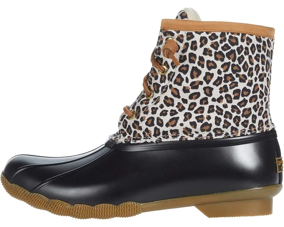 Водонепроницаемые сапоги Sperry Saltwater с принтом под животное