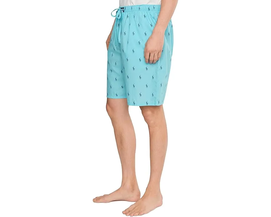 Пижамные шорты Polo Ralph Lauren из хлопка с принтом пони