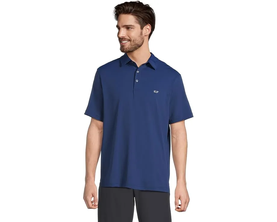 Поло Vineyard Vines Solid Sankaty с защитой UPF 50+ и отводом влаги