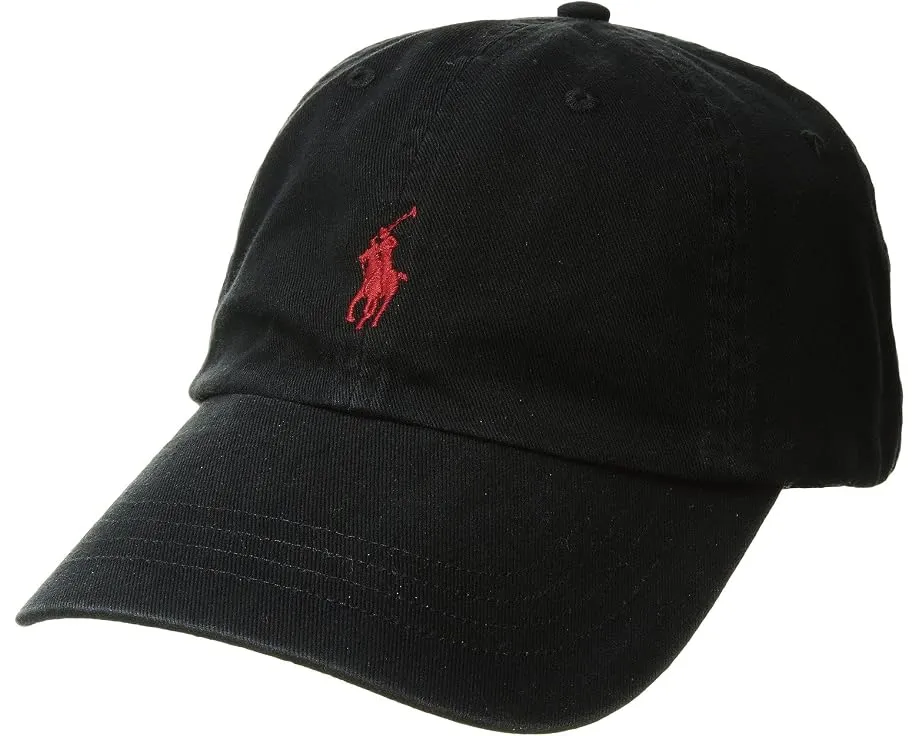 Классическая бейсболка Polo Ralph Lauren из хлопкового твила с вышитым логотипом