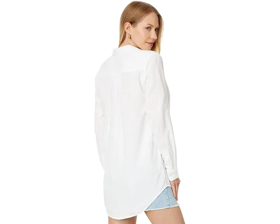 Туника Lilla P Long Sleeve Button Down из органического хлопка