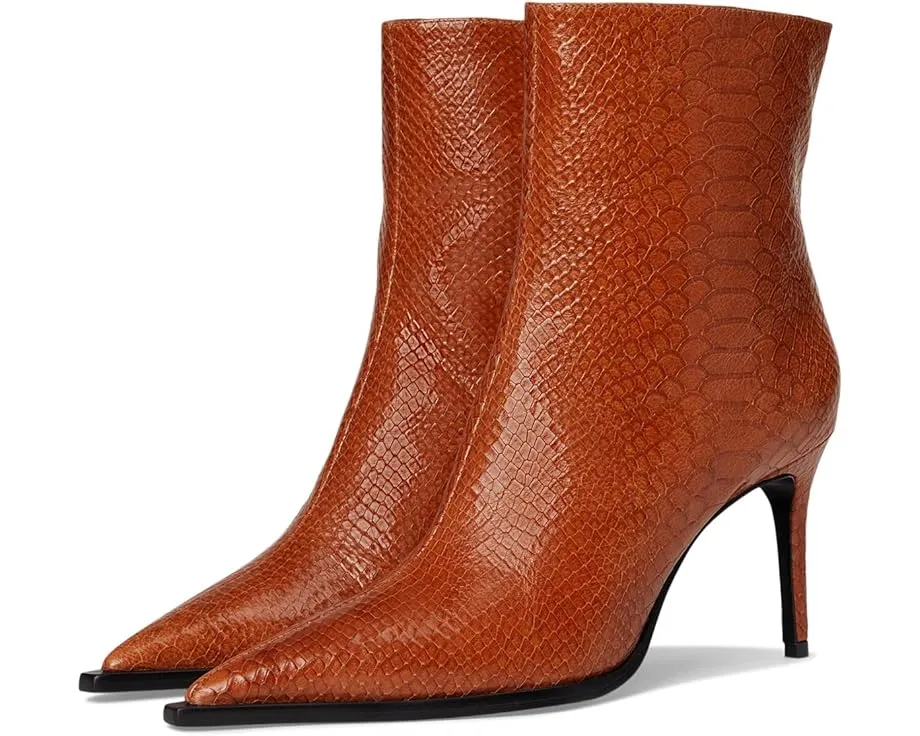 Ботильоны Mary из кожи рептилии на шпильке Schutz