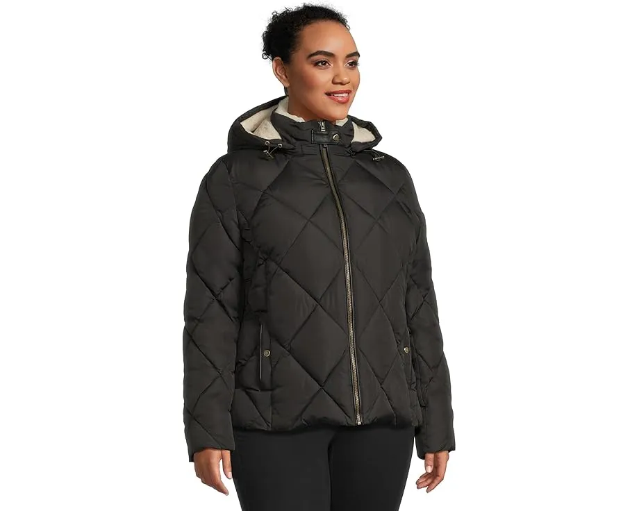 Куртка-пуховик Lauren Ralph Lauren с капюшоном и ромбовидной стежкой