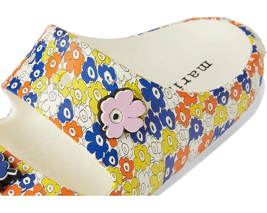 Сланцы Crocs в коллаборации с Marimekko и цветочным принтом Unikko