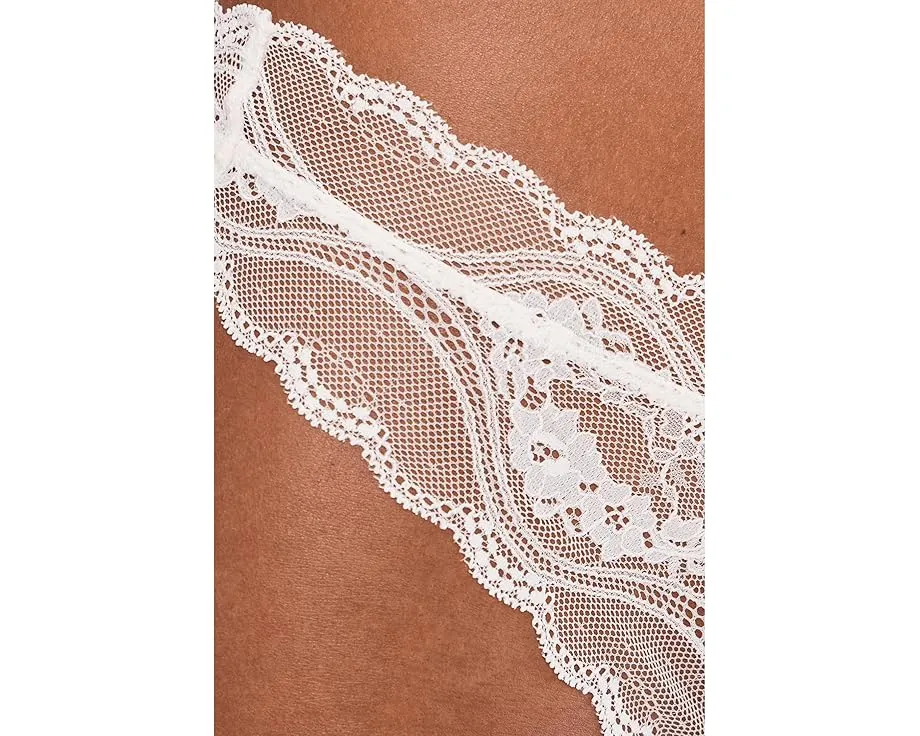 Трусы-стринги Free People Spring Fever из кружева с цветочным принтом