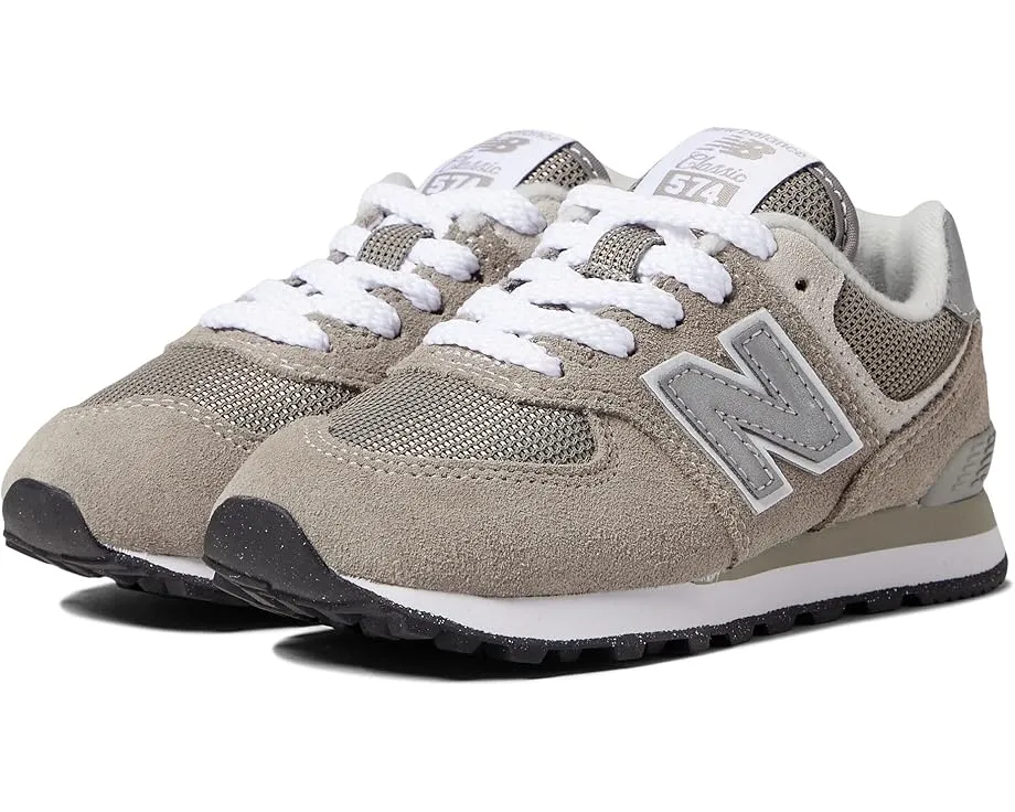 New Balance 574 Core детские кроссовки с верхом из замши и сетки