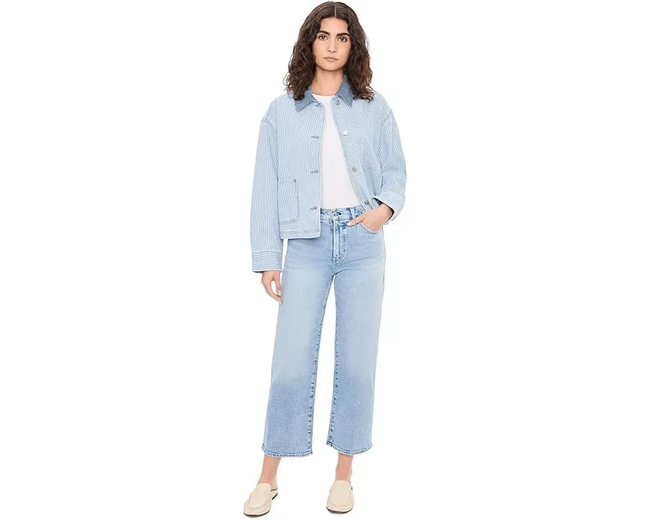 Укороченные широкие джинсы Madewell Perfect Vintage в цвете Raebrook с высокой посадкой