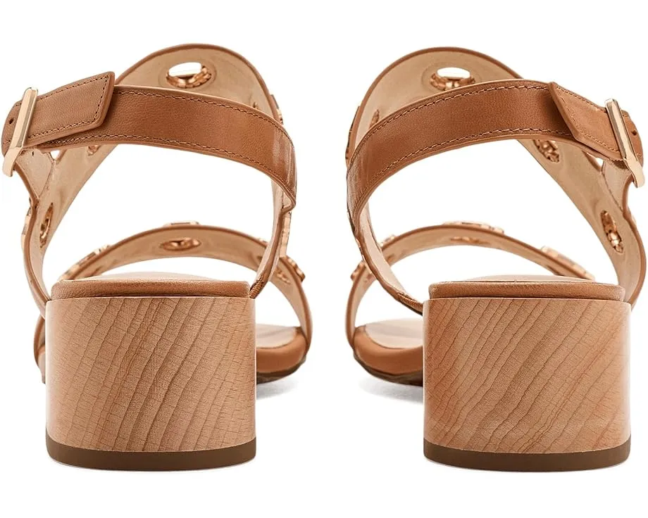 Босоножки Vaneli Cris с квадратным носком и блестящей фурнитурой