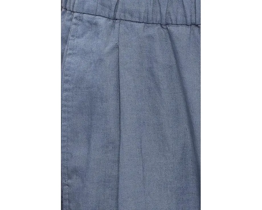 Брюки Eileen Fisher из органического льна с плиссировкой и фонарным силуэтом