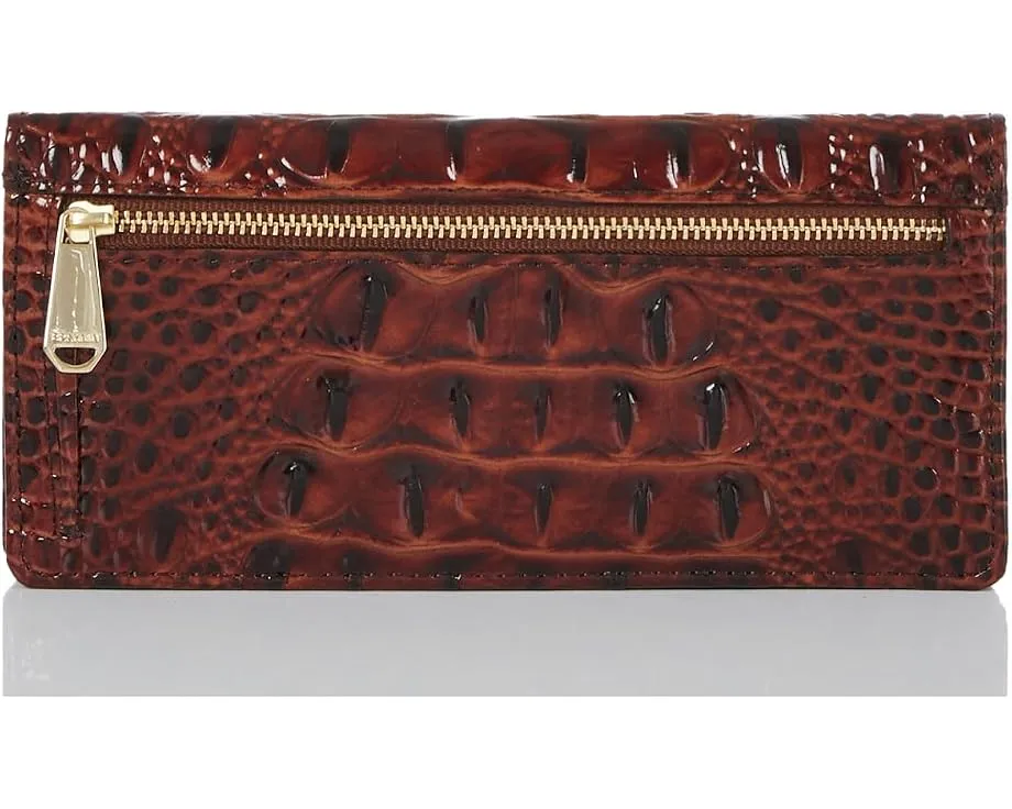 Кошелек Brahmin Melbourne Ady из кожи с одиннадцатью отделениями для карт