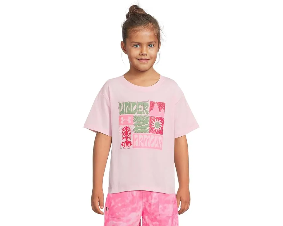 Детская футболка Under Armour Nature Cut Tee с принтом и спортивной посадкой