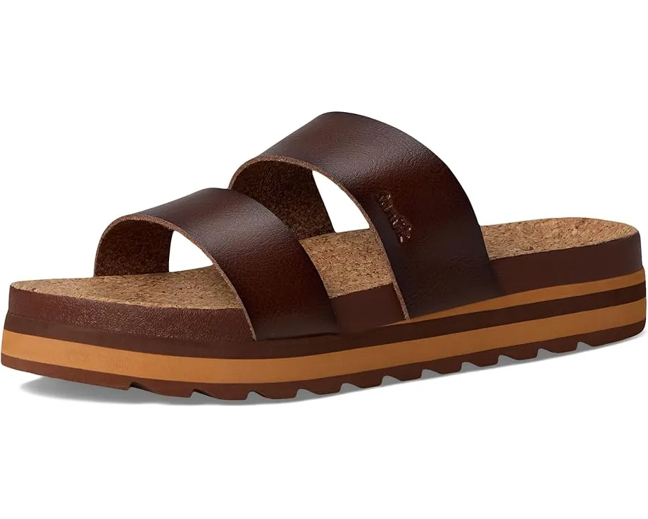 Sanuk Alt-itude сланцы на платформе из пробки с анатомической промежуточной подошвой