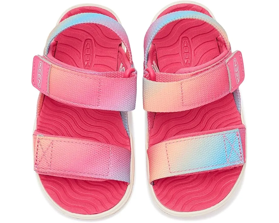 Детские сандалии KEEN Elle Backstrap с застежкой на липучке из переработанного полиэстера