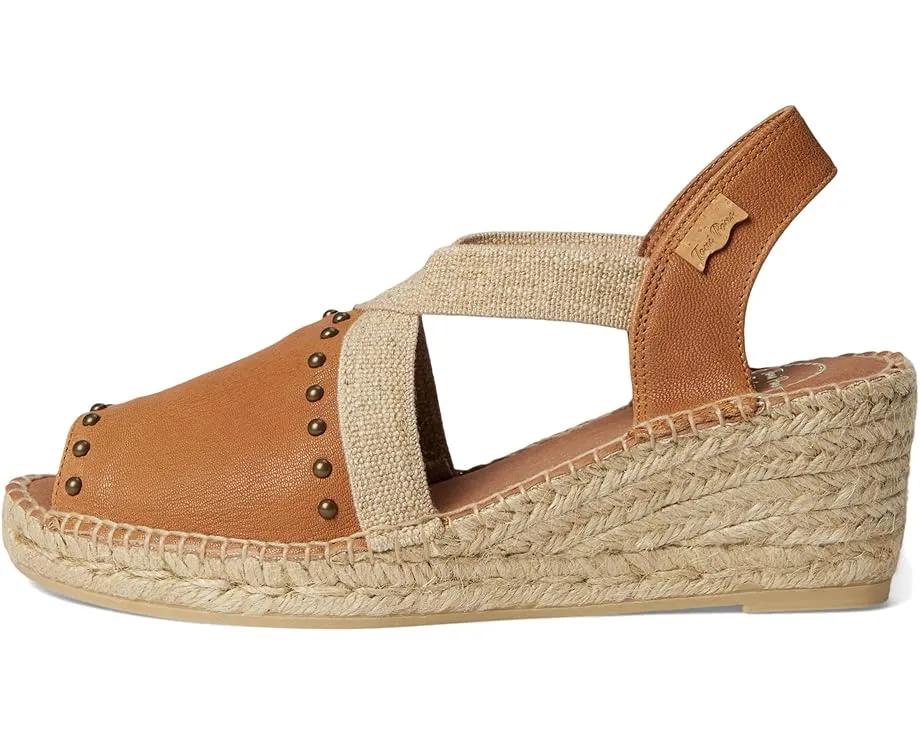 Сандалии Toni Pons Madrid из мягкой кожи с открытым мысом на клине