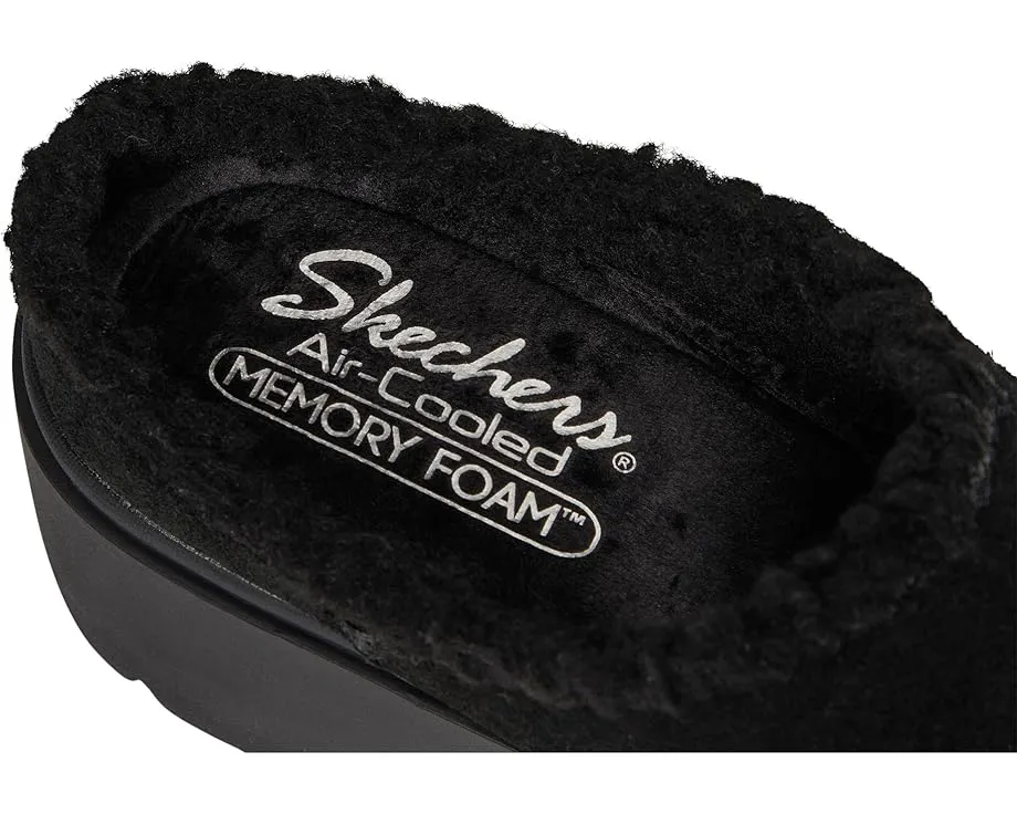 Мюли SKECHERS Cozy City на платформе с меховой подкладкой Sherpa и памятью формы