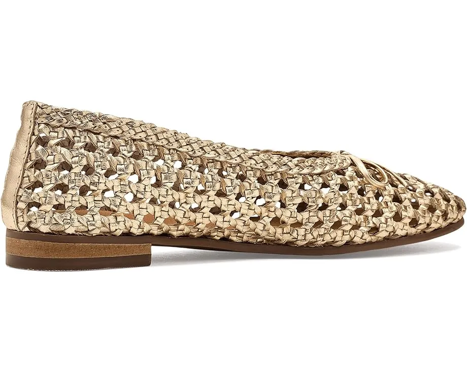 Балетки Flagstaff с плетеным кожаным верхом и бантом