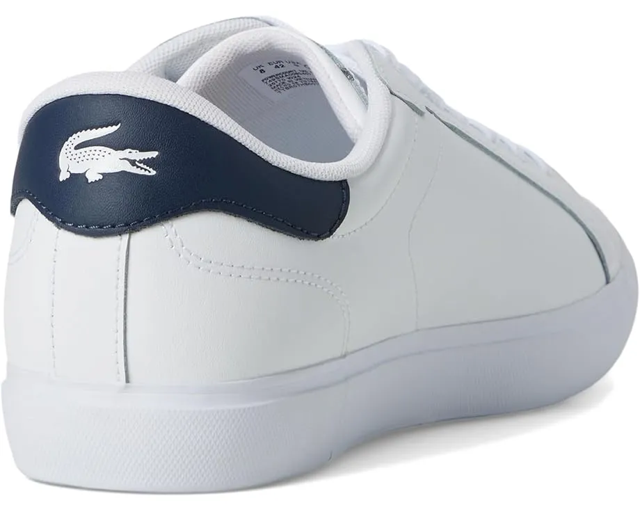 Кожаные кроссовки Lacoste Powercourt с контрастными элементами