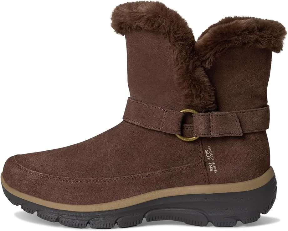 Ботинки SKECHERS Easy Going с технологией Hands Free Slip-ins на клиновидном каблуке