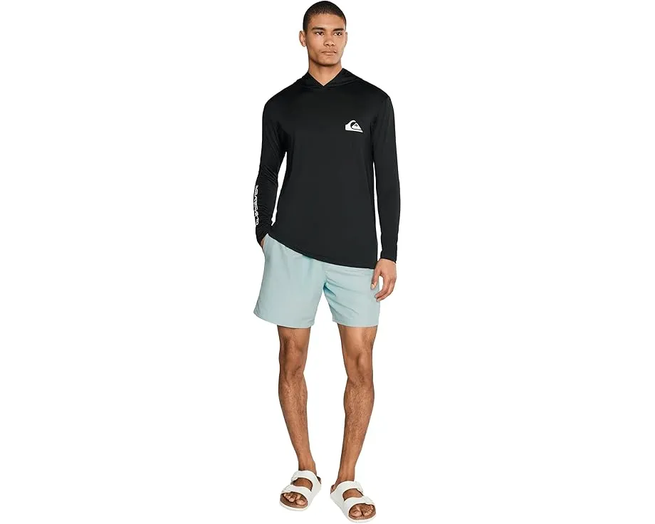 Quiksilver Худи Everyday Hooded Surf Tee из переработанного полиэстера с защитой от солнца
