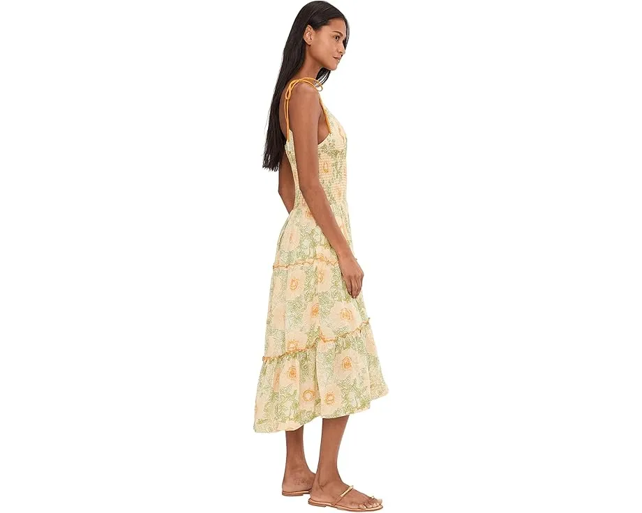 Платье миди Free People Adriel с цветочным принтом и карманами