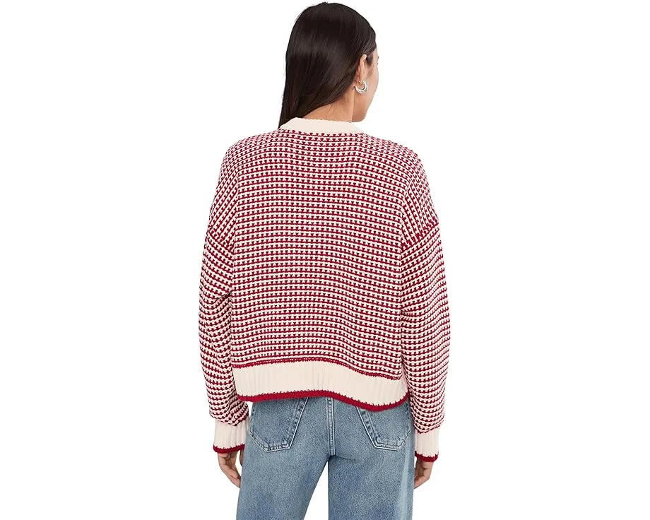 Свитер Madewell Joanna Textured Stitch Cotton Pullover с рельефной вязкой