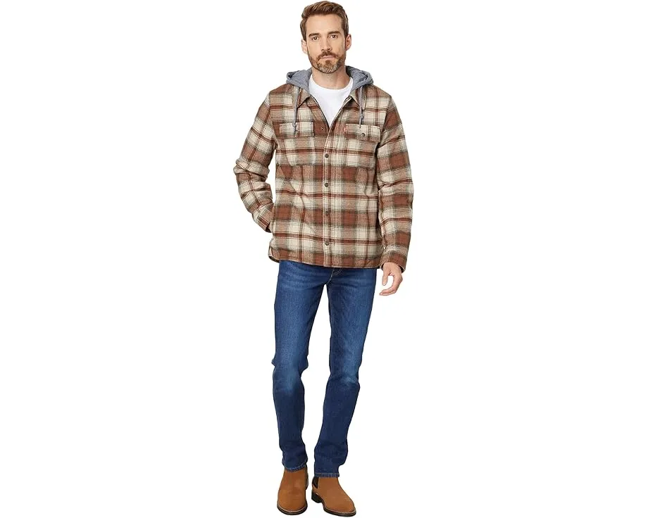 Куртка Levi's из хлопка с капюшоном и подкладкой из шерпи