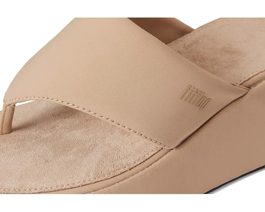 FitFlop Сандалии Platfforms Wedge Toe-Post на танкетке с ремешком и пряжкой
