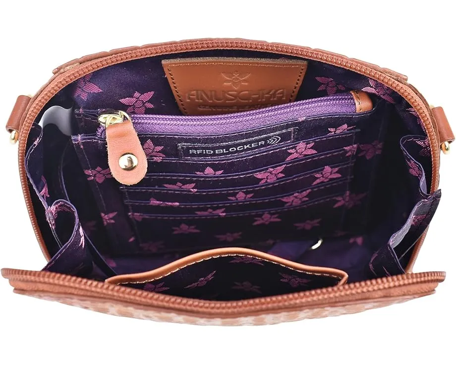 Дорожный органайзер Anuschka 668 с защитой RFID и регулируемым ремнем