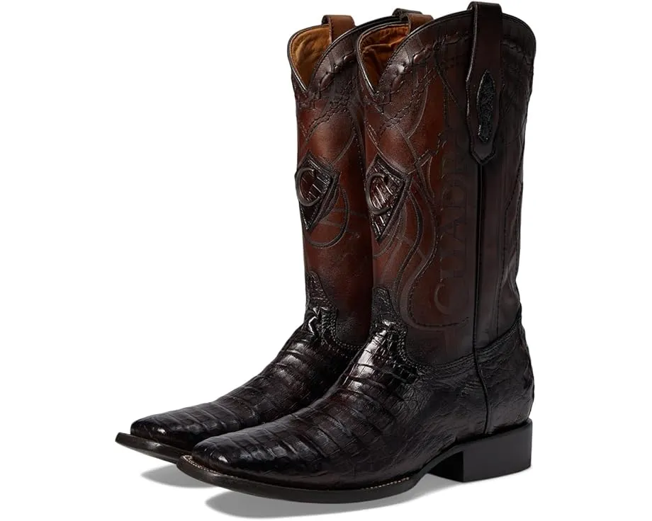 Cuadra высокие ботинки CU456 с тиснением под крокодила и квадратным носком