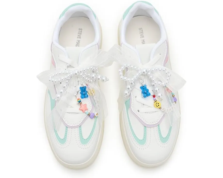 Детские кроссовки Steve Madden Kids Sianna с бусинами и цветным блоком